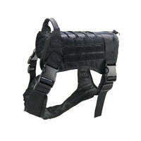 HKM-9295421 Adjustable Nylon Camouflage Dog Vest with Dual Hand Holding Rope