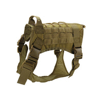 HKM-9295421 Adjustable Nylon Camouflage Dog Vest with Dual Hand Holding Rope
