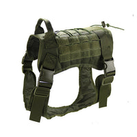 HKM-9295421 Adjustable Nylon Camouflage Dog Vest with Dual Hand Holding Rope