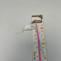 HKM-9296445 Rabbit Skin Cat Teaser Toy for Engaging Playtime