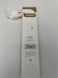 HKM-9296445 Rabbit Skin Cat Teaser Toy for Engaging Playtime