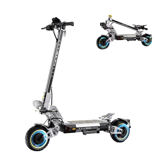 HKM-929683 Dual Motor Electric Scooter - 60-80 km Range, Hydraulic Braking, Waterproof, Foldable Design for Adults