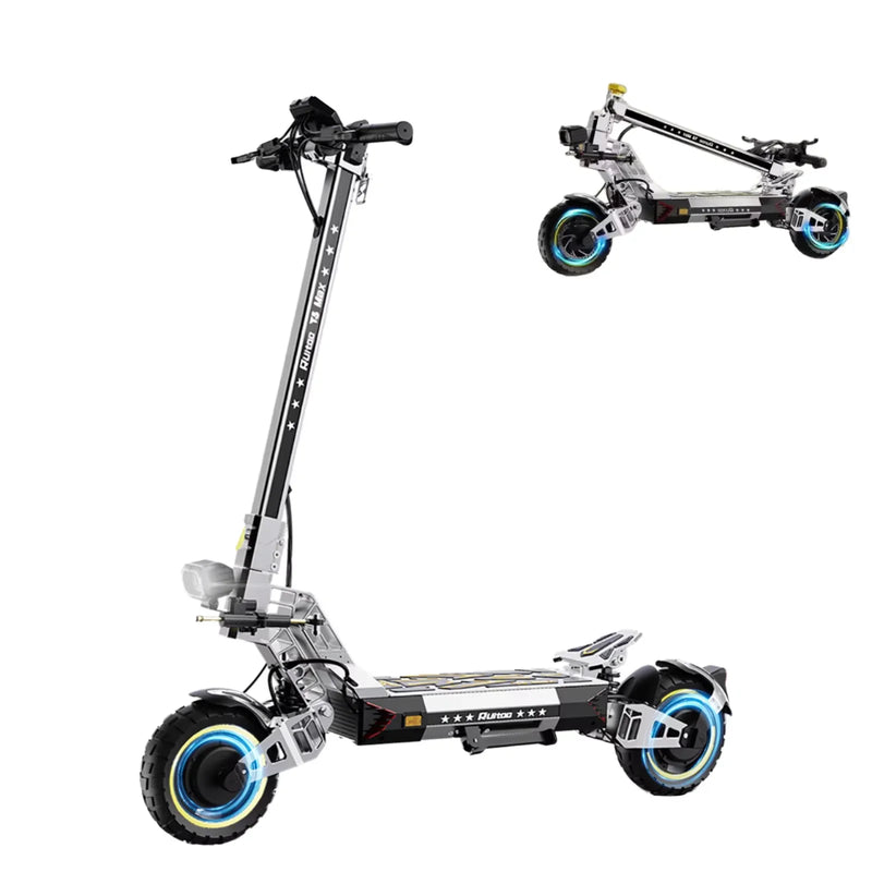 HKM-929683 Dual Motor Electric Scooter - 60-80 km Range, Hydraulic Braking, Waterproof, Foldable Design for Adults