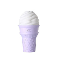 HKM-929747 Cute Ice Cream Humidifier - USB Powered, 41-60 Sq. M Area, Mechanical Operation, Quiet 36dB