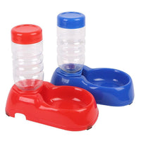 HKM-929811 Automatic Pet Water Feeder - Plastic Bowl, 22cm Diameter, Suitable for Dogs and Cats