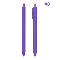 HKM-929939 Custom Logo Printed Retractable Ballpoint Pen with Soft Rubber Grip in Multiple Colours