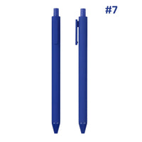 HKM-929939 Custom Logo Printed Retractable Ballpoint Pen with Soft Rubber Grip in Multiple Colours