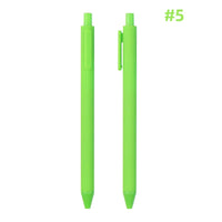 HKM-929939 Custom Logo Printed Retractable Ballpoint Pen with Soft Rubber Grip in Multiple Colours