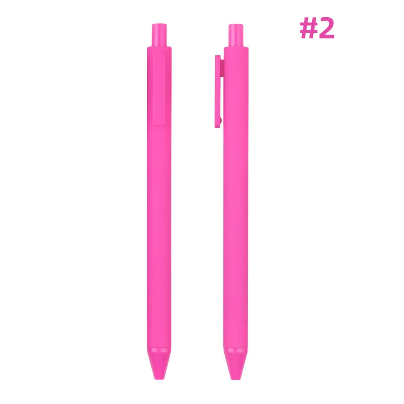 HKM-929939 Custom Logo Printed Retractable Ballpoint Pen with Soft Rubber Grip in Multiple Colours