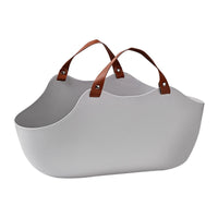 HKM-9299645 Portable Open Cat Litter Box - Yellow and Gray, PE Material, 51x36x24cm