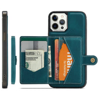 HKM-930067 Doka Wallet XR Magnetic Phone Case for Samsung - Multifunctional Imitation Leather Back Cover