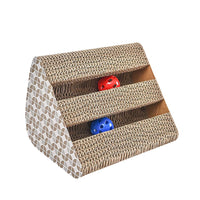 HKM-9301565 Multifunctional Corrugated Paper Cat Scratcher - Arch Bridge, S-Shaped, Wave-Shaped Styles Available