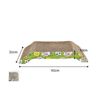 HKM-9301565 Multifunctional Corrugated Paper Cat Scratcher - Arch Bridge, S-Shaped, Wave-Shaped Styles Available