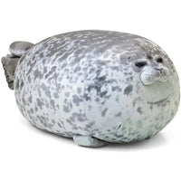 HKM-930451 Cute Seal Plush Toy Pillow Cushion – Available in 30CM, 40CM, and 60CM Sizes, Soft Cotton Filling