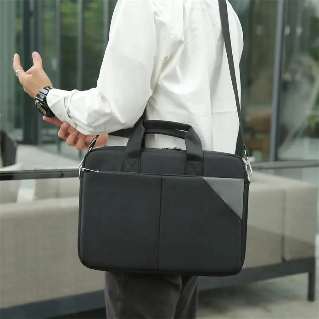 HKM-930515 Custom Logo Waterproof Laptop Briefcase Bag for School and Office – Stylish Organizer for Women and Men
