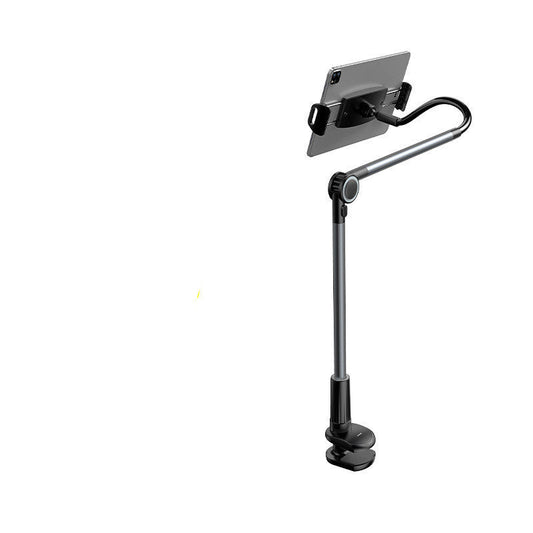 HKM-930515 Long Arm Bedside Phone Stand - Adjustable Lazy Bracket for Desk Use in Space Gray or Silver
