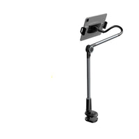 HKM-930515 Long Arm Bedside Phone Stand - Adjustable Lazy Bracket for Desk Use in Space Gray or Silver
