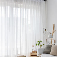 HKM-930515 Modern Light-Permeable Polyester Partition Screens for Living Room and Balcony Windows