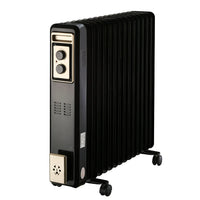 HKM-930579 Electric Oil Radiator Heater with Adjustable Thermostat and Safety Features for Home Use