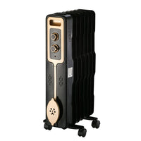 HKM-930579 Electric Oil Radiator Heater with Adjustable Thermostat and Safety Features for Home Use