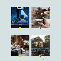 HKM-930643 Home Projector YG400 - HD LED Projection, 1080x720P, 30-138 Inches Projection Size, Lightweight Design