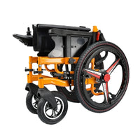 HKM-930835 250W Dual Brush Motor Portable Foldable Electric Wheelchair for Disabled Individuals