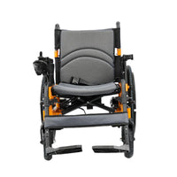 HKM-930835 250W Dual Brush Motor Portable Foldable Electric Wheelchair for Disabled Individuals
