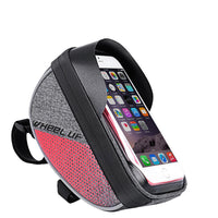 HKM-930835 Touch Screen Bicycle Handlebar Bag with Waterproof Zipper - Fits Mobile Phones Up to 6.0 inches