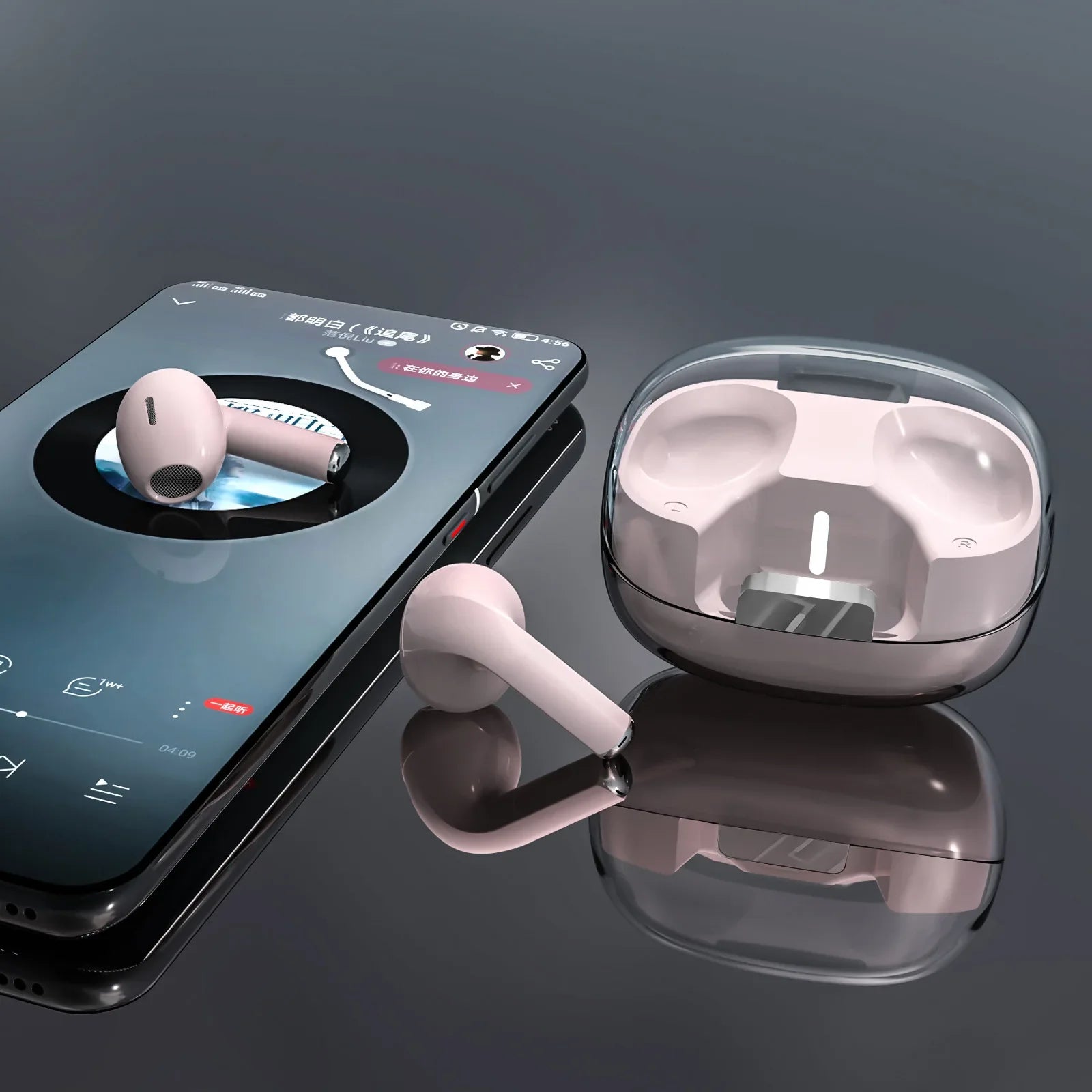 HKM-930963 Long Battery Life Low Delay Gaming In-Ear Earphones with Microphone for Bluetooth Calling
