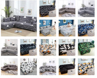 HKM-931027 Modern Stretch Kaleidoscope Sofa Cover - Elastic, Durable, and Stain-Resistant Fabric 보호하는 커버