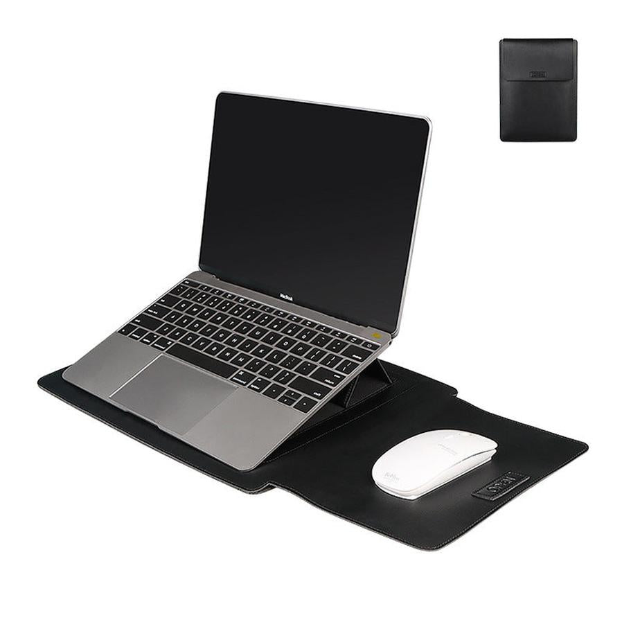 HKM-931027 Stylish Waterproof PU Leather Notebook Liner Bag - Casual & Business Use in Multiple Colors