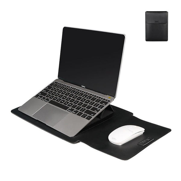 HKM-931027 Stylish Waterproof PU Leather Notebook Liner Bag - Casual & Business Use in Multiple Colors