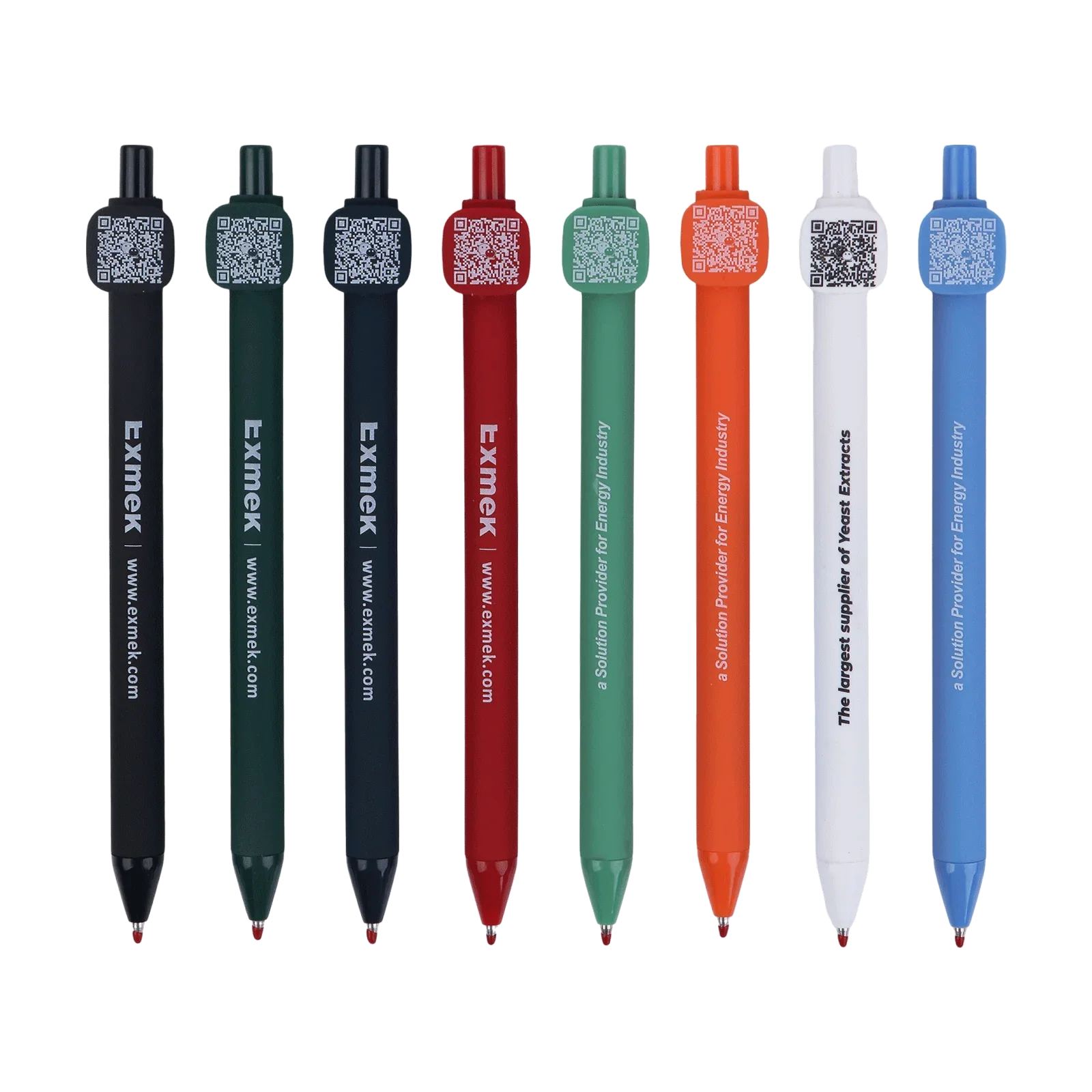 HKM-931091 Customised Plastic Writing Pens in Assorted Colours for Marketing and Office Use
