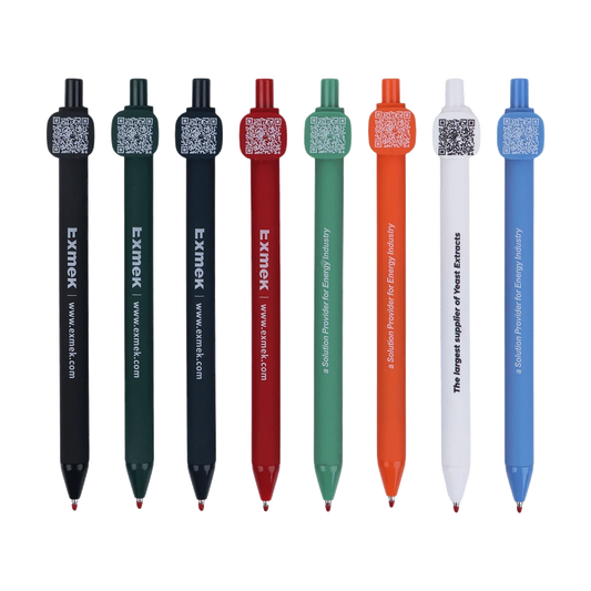 HKM-931091 Customised Plastic Writing Pens in Assorted Colours for Marketing and Office Use