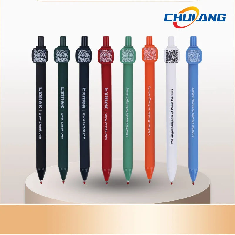 HKM-931091 Customised Plastic Writing Pens in Assorted Colours for Marketing and Office Use