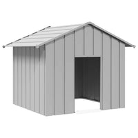 HKM-9311165 Galvanized Steel Doghouse with Roof - Anthracite, Various Sizes Available