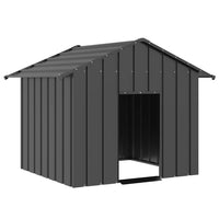 HKM-9311165 Galvanized Steel Doghouse with Roof - Anthracite, Various Sizes Available