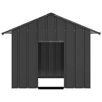 HKM-9311165 Galvanized Steel Doghouse with Roof - Anthracite, Various Sizes Available