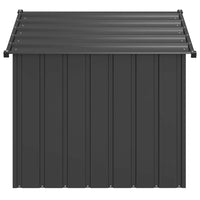 HKM-9311165 Galvanized Steel Doghouse with Roof - Anthracite, Various Sizes Available