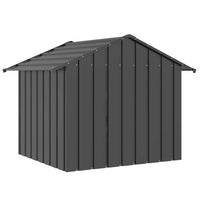 HKM-9311165 Galvanized Steel Doghouse with Roof - Anthracite, Various Sizes Available