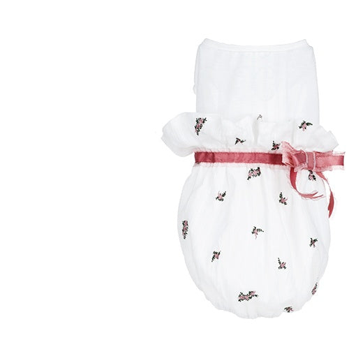 HKM-9311293 Chic High Waist Bow Skirt for Cats - Republic of China Style Dress