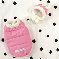 HKM-9311549 Cozy Cotton-Padded Casual Pet Clothes in Yellow, Black, and Pink