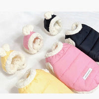HKM-9311549 Cozy Cotton-Padded Casual Pet Clothes in Yellow, Black, and Pink