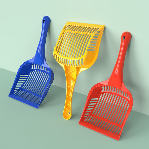 HKM-9312701 Cat Litter Scoop in Assorted Colors - Durable Plastic Cleaning Tool for Easy Mess Management