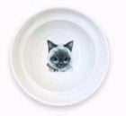 HKM-9313085 Ceramic Cat Bowl Holder with Rack ¨C Various Colors and Single/Double Bowl Options