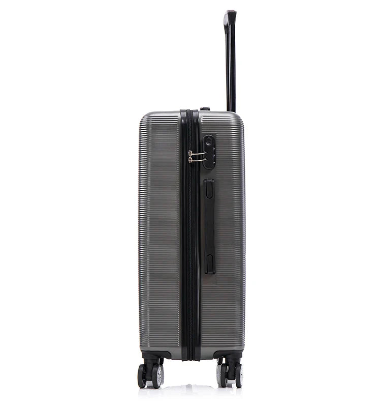 HKM-931347 3-Piece Double-Wheel Luggage Set for Outdoor Travel - Durable, Quiet, and Versatile Suitcases