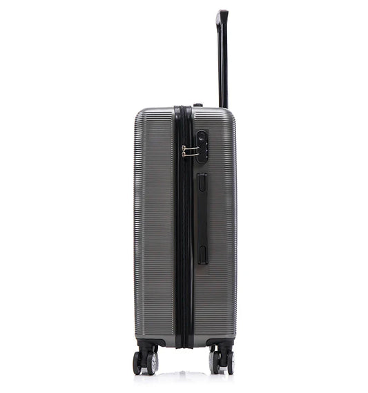 HKM-931347 3-Piece Double-Wheel Luggage Set for Outdoor Travel - Durable, Quiet, and Versatile Suitcases