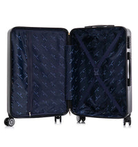 HKM-931347 3-Piece Double-Wheel Luggage Set for Outdoor Travel - Durable, Quiet, and Versatile Suitcases