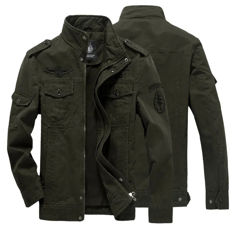 HKM-931347 Men's Winter Jacket Thick Outdoor Clothing Sports Moto Jacket With Zipper Closure Men's Coats