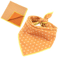 HKM-9314493 Plaid Double-Sided Cotton Pet Scarf - Fashionable and Versatile Design for Your Pet